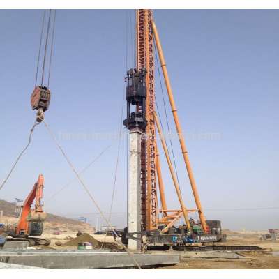 DD65 new guide rod diesel powered pile driver hammer for Indonesia, Vietnam, Philippine