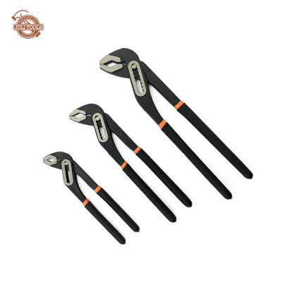 Carbon Steel 8" Water Pump Pliers With Dipped Plastic Handle